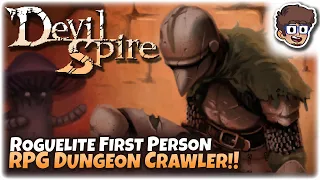 ROGUELITE FIRST PERSON RPG DUNGEON CRAWLER! | Let's Try Devil Spire