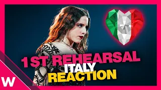 🇮🇹 Italy First Rehearsal (REACTION) Angelina Mango "La Noia" @ Eurovision 2024