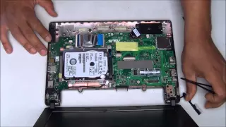 Asus X101CH R11CX disassembly guide, how to replace hard disk motherboad netbook