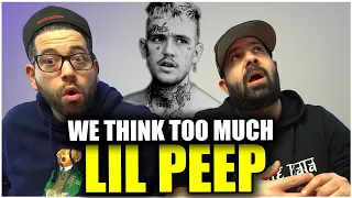 EVERYONE DOUBTS ME!! Lil Peep - we think too much (Official Audio) *REACTION!!