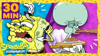 SpongeBob | SpongeBobs Lebensphasen! ⏰ Babyschwamm bis alter Mann | SpongeBob Schwammkopf