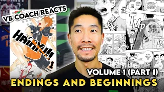 Volleyball Coach Reaction HAIKYUU Manga (Vol 1 : Pt 1 of 7) - Endings & Beginnings