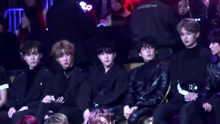 [MAMA 2018] WANNA ONE + SEVENTEEN Reaction to GOT7 'LULLABY'