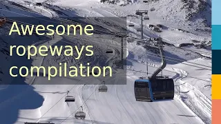 Awesome Ropeway Compilation (Zermatt)