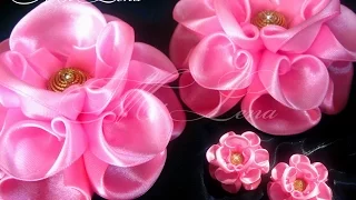 Пышный бант из ленты / Мастер-класс / DIY Hair Bow / Beautiful Ribbon Bow / Bow tutorial / Kanzashi