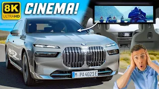 New BMW 7 Series: Includes an 8k CINEMA?!