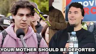 Charlie Kirk CALMLY DESTROYS Defensive College Student On Illegal Immigration 👀🔥  FULL CLIP