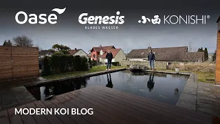 Modern Koi Blog #5948 - Chansin und Bastians Teich mit krassen Koi und Superwasser