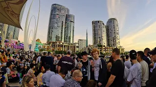 Perth City Super Crowded on New Years Eve 2024 Celebration, Walking Tour 4K