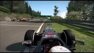 F1 2013 - Spa - Crash