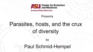 Parasites, hosts, and the crux of diversity | Paul Schmid-Hempel