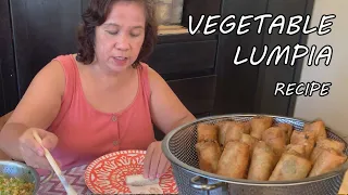 Vegetable Lumpia Recipe | Cooking with Mary Ann