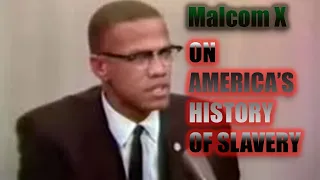 Malcom X DEBUNKS the HISTORY of SLAVERY & Racism.--- City Desk (1963)