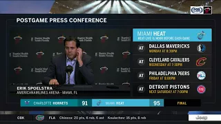 Erik Spoelstra -- Miami Heat vs. Charlotte Hornets 01/27/18