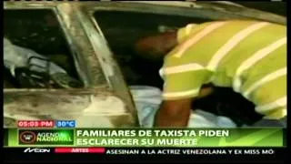 Familiares taxista piden esclarecer su muerte