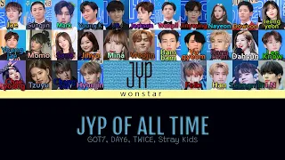 GOT7, DAY6, TWICE, SKZ - JYP Of All Time [Colorcoded Lyrics Han/Rom/Eng]