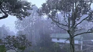 [Try Listening In 3 Minutes] To Sleep Instantly With Heavy Rain  & Strong Thunder Sounds