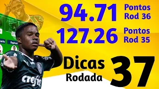 DICAS RODADA 37 - CARTOLA FC - DICAS #37 RODADA - CARTOLA 20230