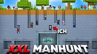 MINECRAFT MANHUNT GEGEN 170 SPIELER (ULTRA HARDCORE)