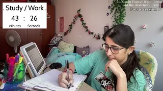 𝘓𝘐𝘝𝘌 Study With Me!!🚀5 INTENSE HOURS|𝓜𝒆𝓭 𝑺𝒕𝓾𝓭𝒆𝓷𝒕🩺|50/10 Pomodoro📖