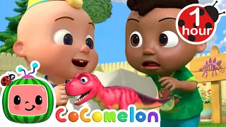 Giant Surprise Eggs at Cody's Dino Birthday! | CoComelon Nursery Rhymes & Kids Songs
