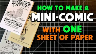 How To Make A Mini-Comic with One Sheet Of Paper