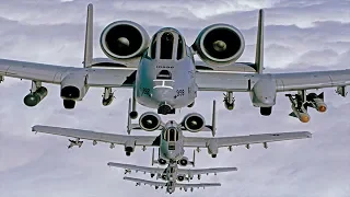 The MOST AGGRESSIVE A-10 Warthog in Action, Sound Barrier Breaks and Firing Monster Weapon