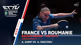 Audrey ZARIF vs Adina DIACONU | France-Roumanie | Malmö 2023