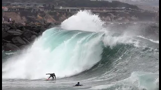 Huge surf POUNDS the Wedge on July 4th