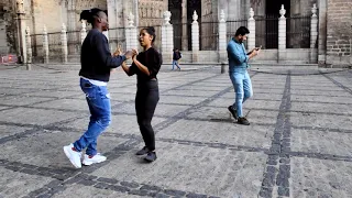 Dancing Bachata Haiti Creole - Zorro Negro -Ti Pouchon in Toledo Spain