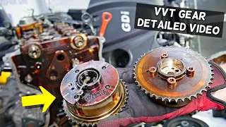 VVT VARIABLE TIMING CAMSHAFT SPROCKET GEAR REPLACEMENT HYUNDAI KIA 2.4 GDI