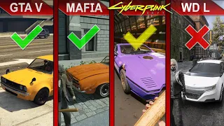 THE BIG COMPARISON | GTA V vs. MAFIA vs. Cyberpunk 2077 vs. Watch Dogs Legion | PC | ULTRA