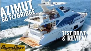 2020 Azimut 60 Flybridge Italian Luxury Yacht | PowerBoat TV Test Drive