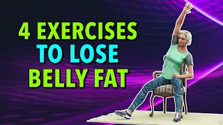 4 Sitting Exercises to Lose Belly Fat at Home