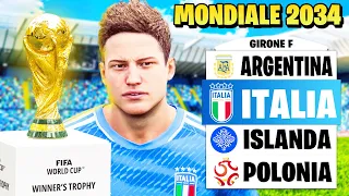 GIOCO TUTTO IL MONDIALE DEL 2034 CON L'ITALIA DI GRECO!