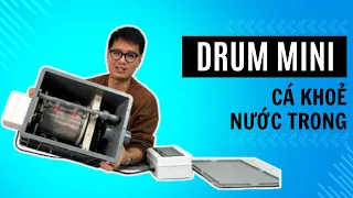 Unbox và chạy thử lọc trống Drum Filter PVC-03T cho hệ thống lọc dàn mưa Bakki (Phần 1)