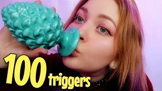 ASMR 100 TRIGGERS in 10 MIN | АСМР 100 триггеров от которых ты уснешь за 10 минут 🤤💤