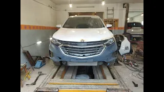 Chevrolet Equinox LT . Кузовной ремонт - тяп ляп и готово . Лепим как умеем )))