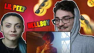 Me and my sister watch Lil Peep - hellboy (Official Video) for the first time (Reaction)