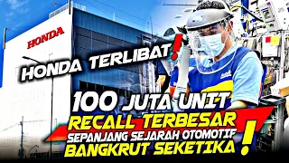 BRAND INI LANGSUNG BANGKRUT SETELAH DIPAKSA RECALL BESAR-BESARAN❗ KARAT eSAF HONDA MAH KECIL❗