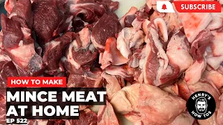 How To Grind/Mince Your Own Meat At Home | Ep 522