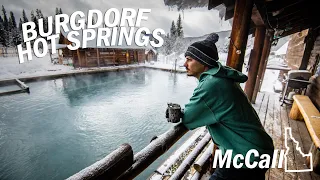 Snowmobile to a WINTER WONDERLAND | Burgdorf Hot Springs