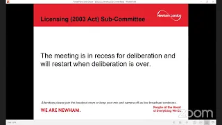 Licensing (2003 Act) Sub-Committee 8 February 2022 at 10am