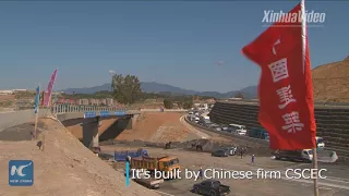 Alegria's traffic artery takes shape! Chinese-built section of major highway opens to traffic