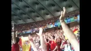 UEFA EURO 2012 Final: Award ceremony at the Olimpiyskiy stadium in Kiev