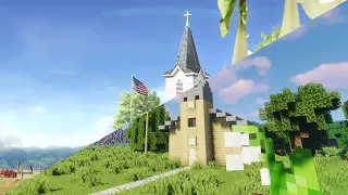 Far Cry 5  John Seed Loading Screen in Minecraft