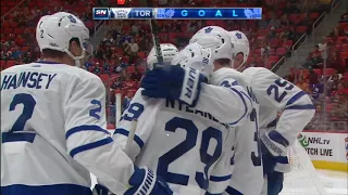 Auston Matthews Goal - 2017 Pre-Season: Toronto Maple Leafs VS Detroit Red Wings 2017-09-29