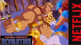 He Man & Teela Power Up Transformation He Man Revolution Netflix