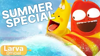 Larva | Summer Special🐳 | Keyword Cartoon Compilation | @Larvatuba