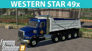 Western Star 49x dump truck for Farming Simulator 19